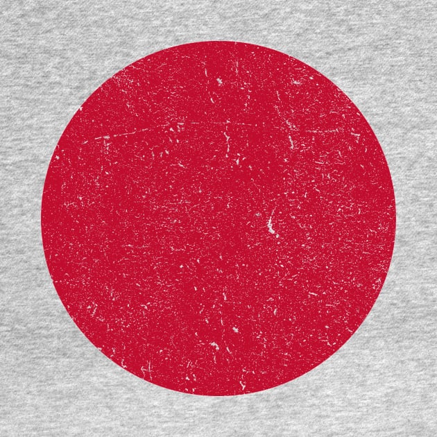 Vintage Japanese Flag by vladocar